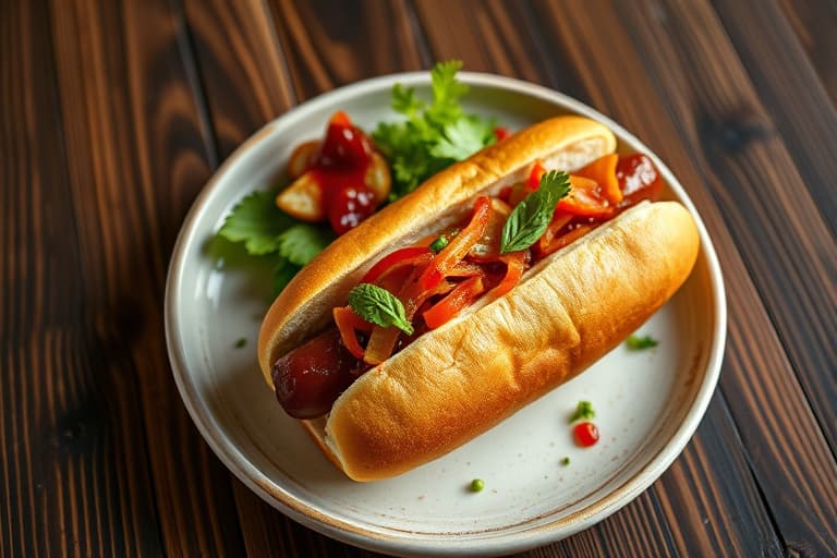 Tim Love's Burger Dog