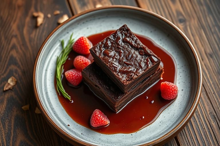 Mørk sjokolade påske-brownies