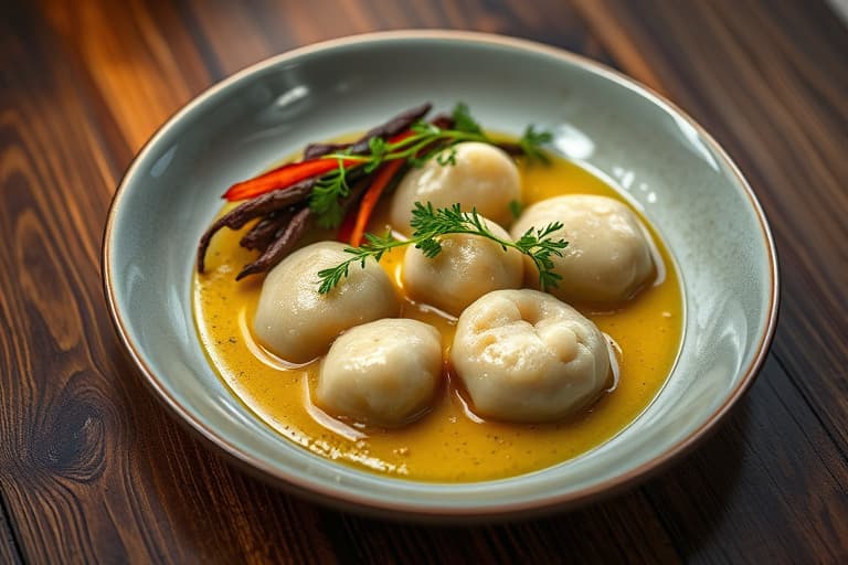 Uszka til Borsjtsj (soppdumplings til borsjtsj)