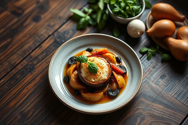 Potet- og basilikumpuré