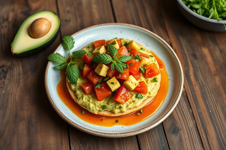 Avocado-toast med tomat- og mais-salsa