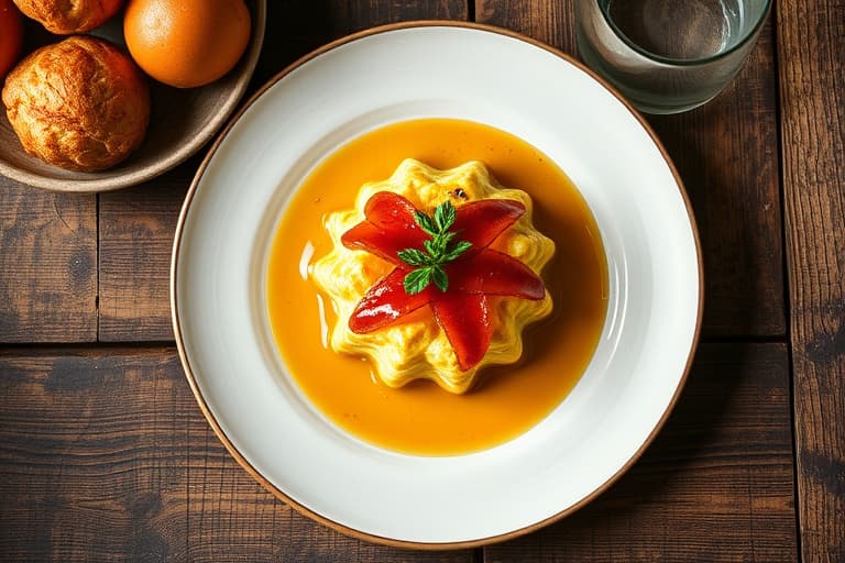 Blåmuggostsufflé med druesirup på fiken- og valnøttbrioche