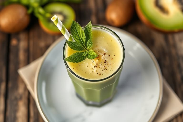 Honeydew-Kiwi-smoothie