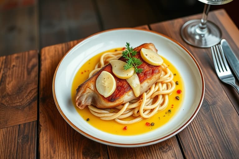 Krydret braisert kylling med sopp og stjerneanis