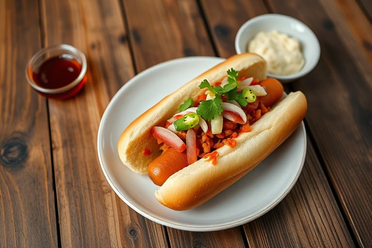 Hvitløk Mojo Hot Dogs