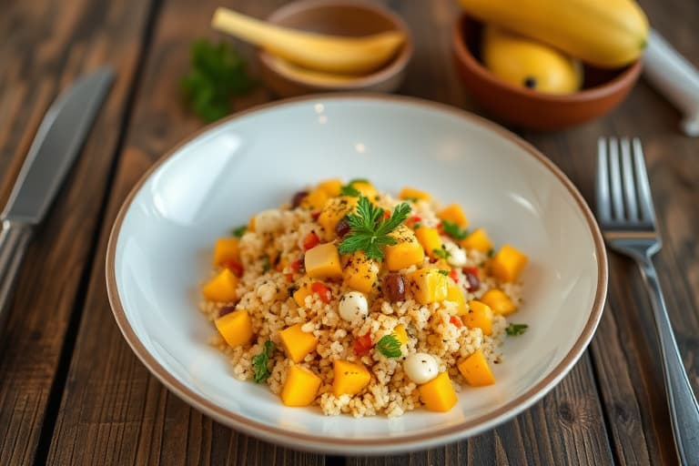 Mango-kyllingsalat med couscous