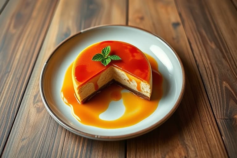 Bourbon-pumpkin cheesecake