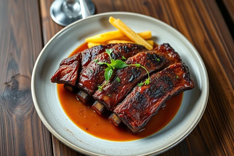 Ingefær og honning baby back ribs