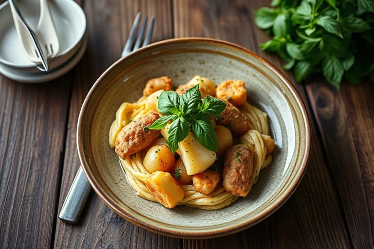 Fersk mais- og basilikumbrød