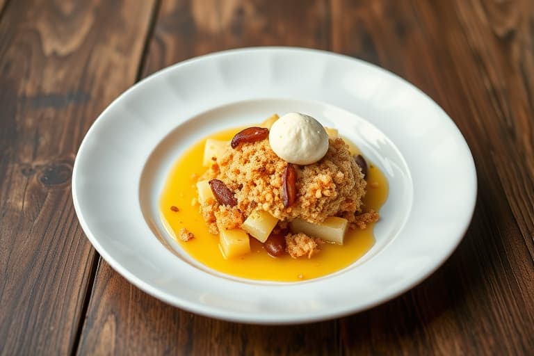 Blåbær- og sitroncrumble