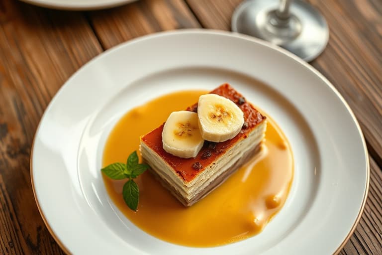 Bananlagkake med kremostglasur