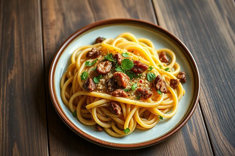 Lemony kylling Milanese med ruccolasalat