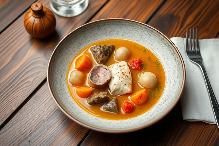 Fennikel- og potetsuppe med røkt laks