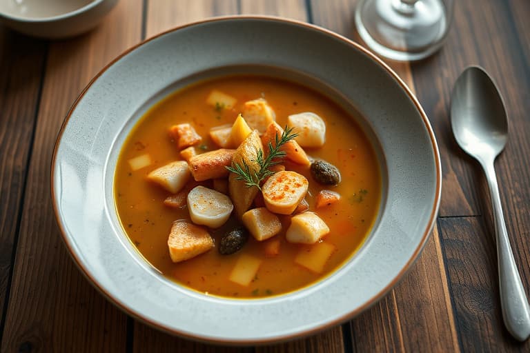 Kikert- og brokkolirapsuppe