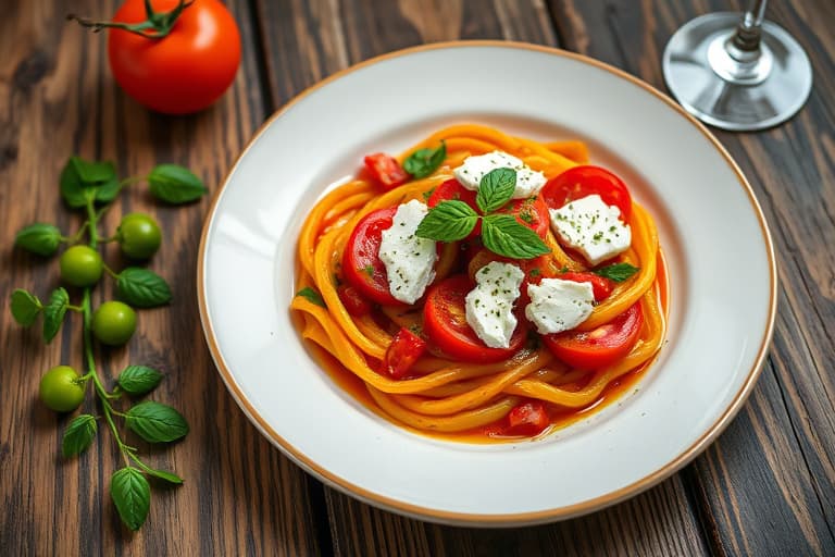 Grønn tomat-toast med ricotta salata og sitron