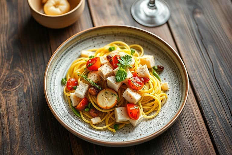 Varm linsesalat med pølse