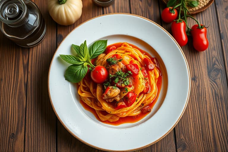 Peperonata på geitost-toast