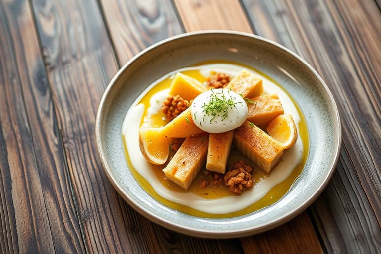 Daddel- og valnøttfylte filodeiger med gresk yoghurt og honning