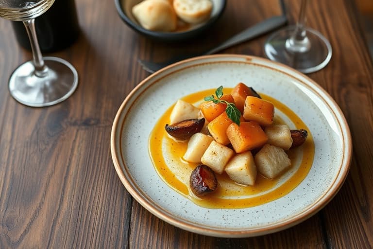 Kalkun marinert i cider og glasert med sirup