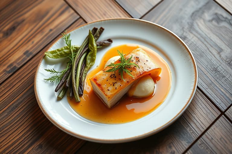 Kyllingbryst med rockemarsjinsaus