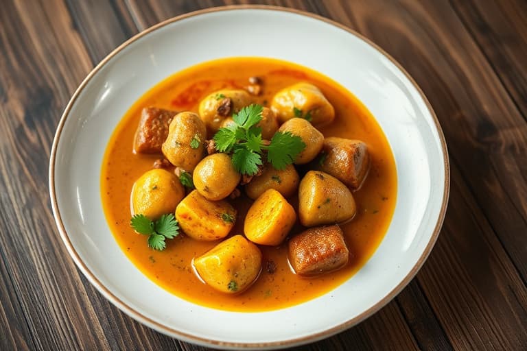 Hummer med currysaus