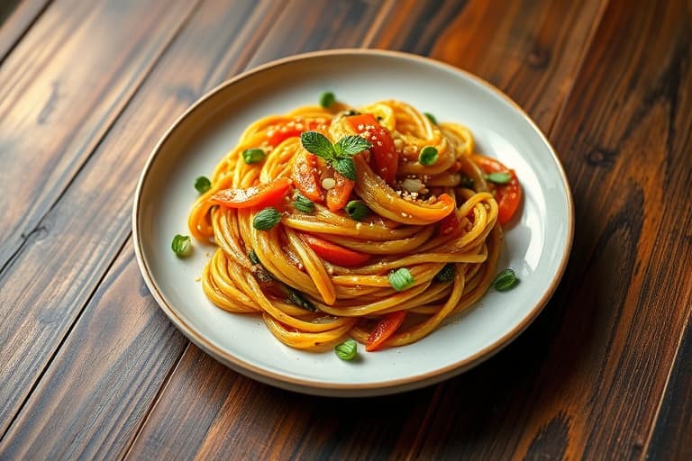 Mandarinoransjeis med sesamkaramell