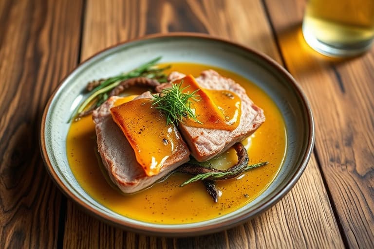 Stekt laks med senneps- og dillsaus