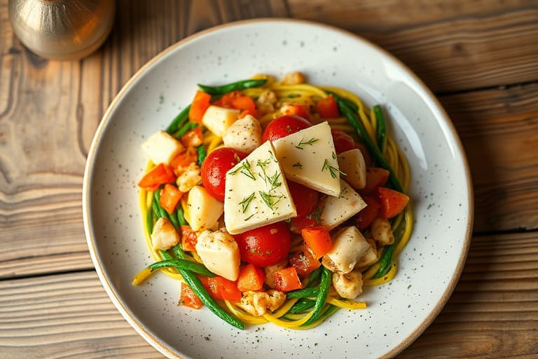 Tomatsuppe med dill og hvit cheddar