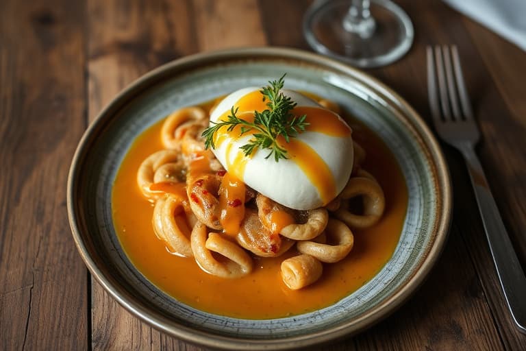 Gresskarpai med toffee- og valnøtttopping