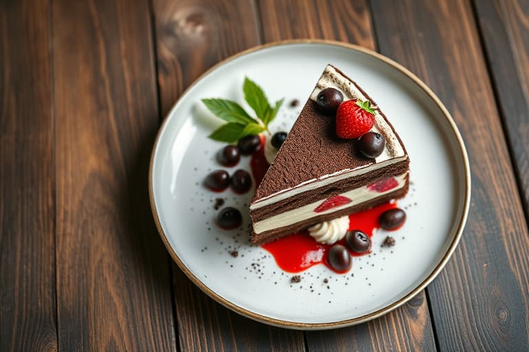 Deconstruert Black Forest-kake