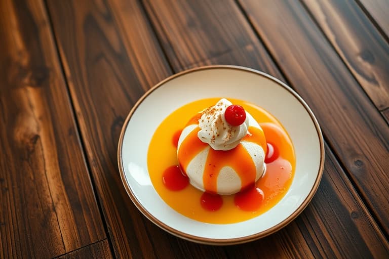 Crema Catalana iskrem-sundaes