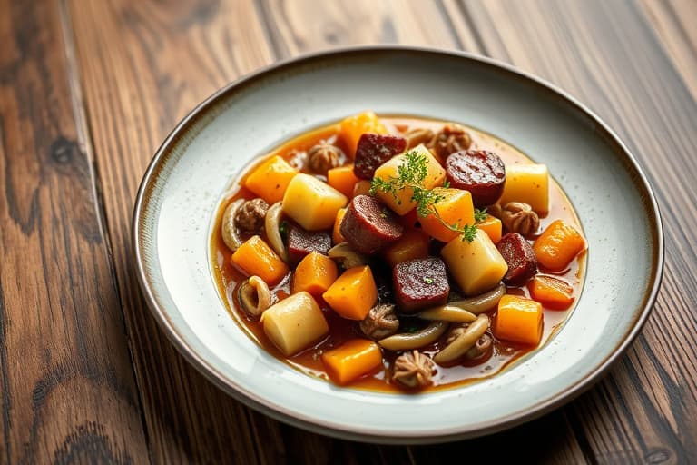 Kummin- og blomkålmos med poteter