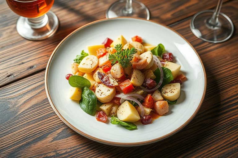 Vinter salat med rosenkål og sitrus