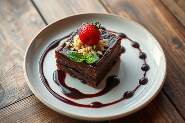 Sjokoladekake uten mel med hasselnøtter