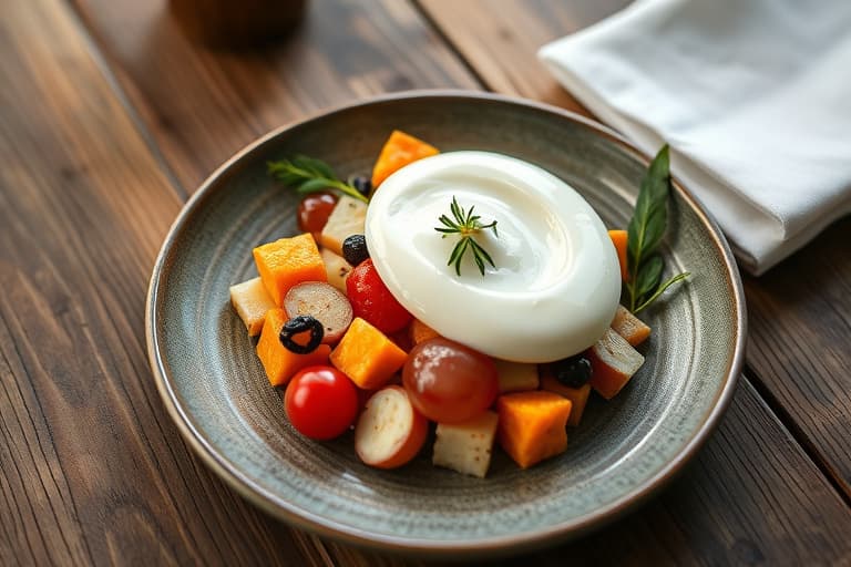 Syrlig frossen gresk yoghurt