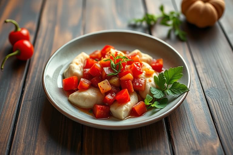 Bete-, rødløk- og pepperrot relish