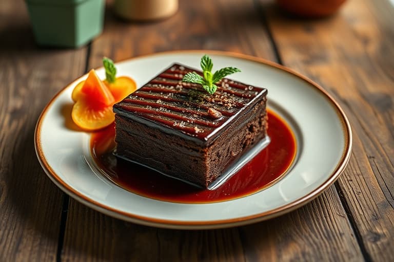 Sjokoladekake uten mel med kaffelikør