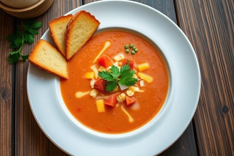 Lima-bønnegazpacho