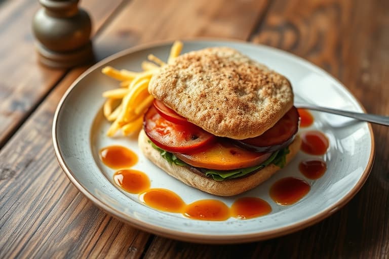 Skandinavisk åpen ansikts-rekesandwich med sjøkreps