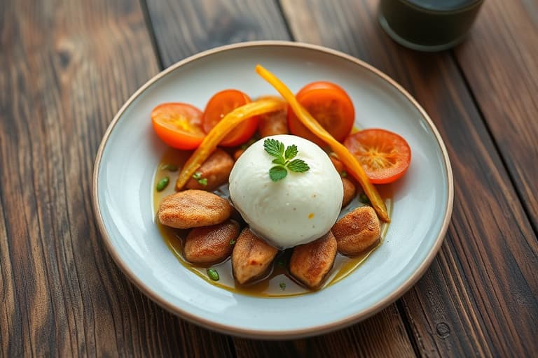 Eple-, pære- og tranebærkaffekake