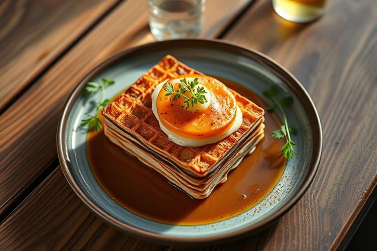 Fullkornsblinis med amerikansk kaviar