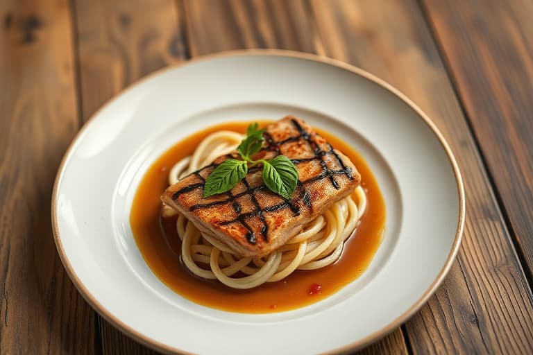 Mocha pekannøttpai med kaffekrem.