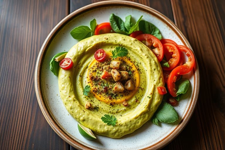 Avocado- og tomatillodip