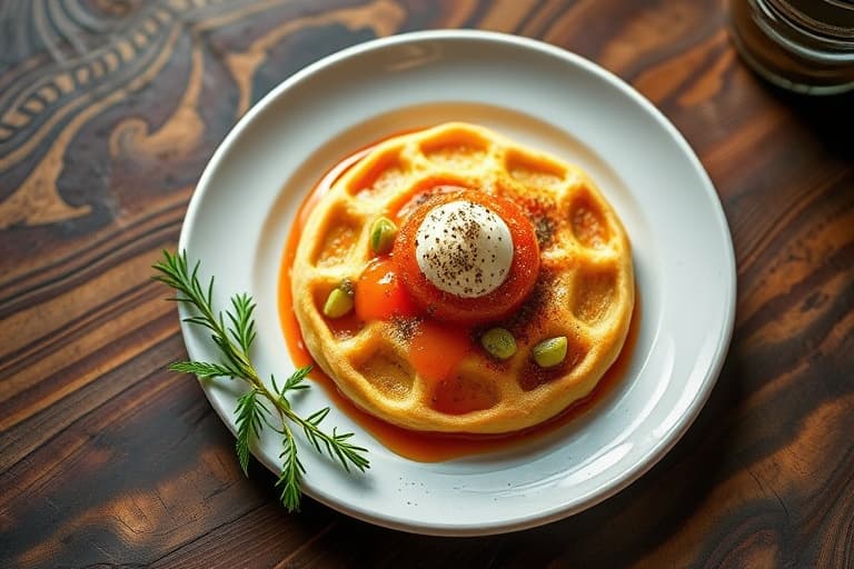 Kalkunskiver med paprika-mayo og ovnsbakte paprikaer