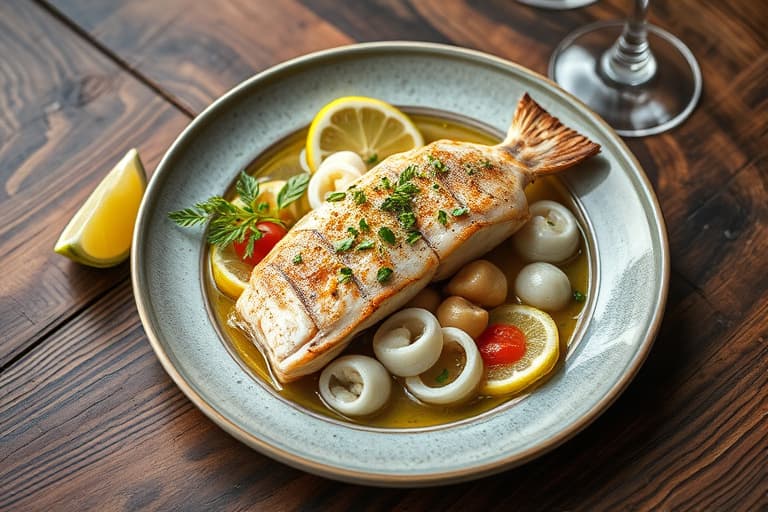 sverdfisk med lime-ingefærglasur