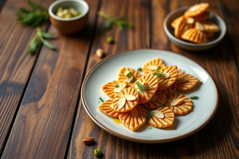 Almond Olive-Oil Tuiles