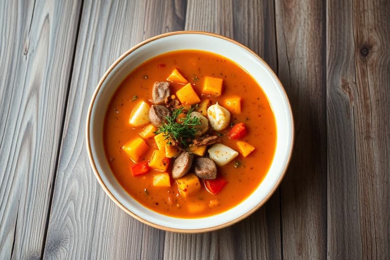 Kremet potetsuppe med vannkresse