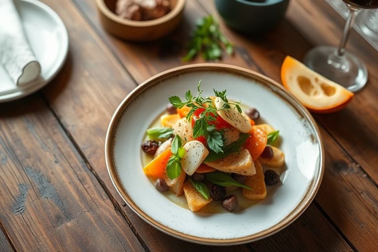 Grillet kyllingsalat med hvitløksconfit