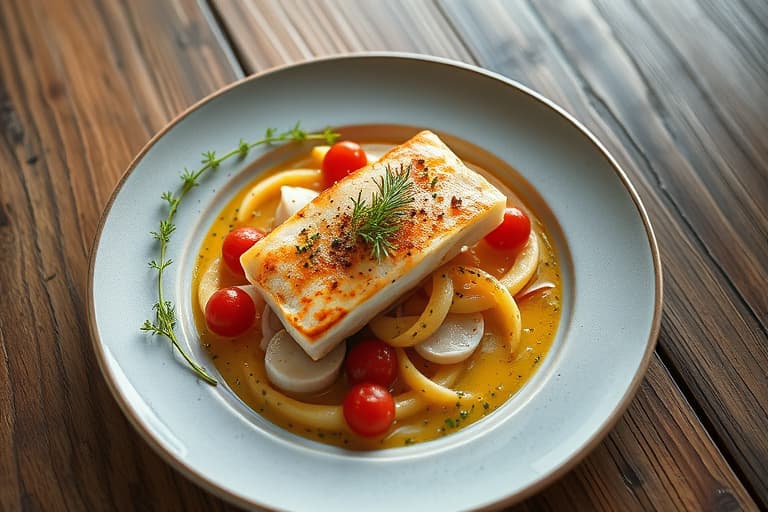 Tunfisksteiker à la siciliansk stil (Tonno alla Ghiotta)