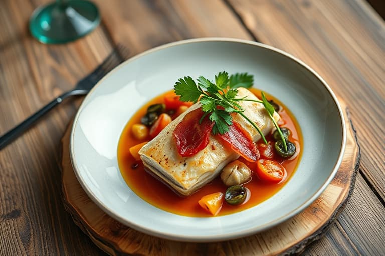 Kremede løk med bacon og urter